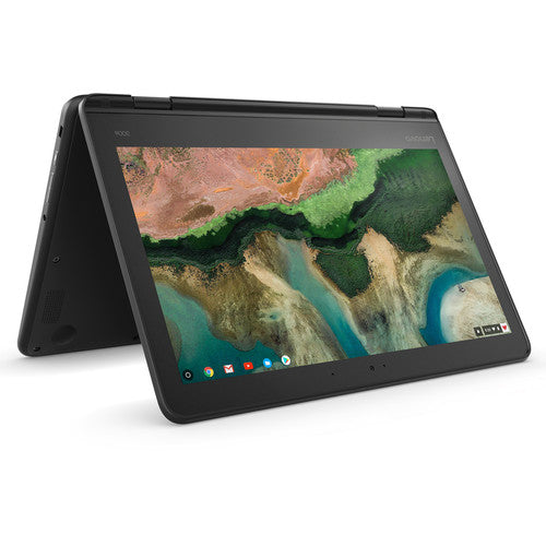 Lenovo Chromebook 300e 2nd Gen – 11.6", AMD A4-9120C 1.6GHz, 4GB RAM, 32GB SSD (Black)